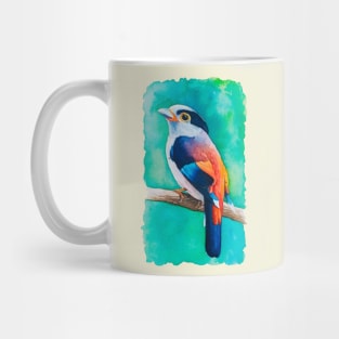 The watercolor bird Mug